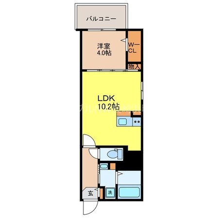 サンロージュ浦上駅前の物件間取画像